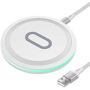 15W Wireless Charger Fast Charging Pad Compatible Google Pixel 7 Pro, 7, 6, 6 Pro, 5, 4, 4 XL, 3, 3 XL, Pixel Buds, Samsung Galaxy S23 S22 S21 S20 Ultra 5G FE S10 S9 S8 S7 S6, Note 20 10 9 8