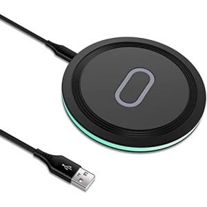 15W Wireless Charger, Qi Charging Pad Compatible with Samsung S23 S22 S21 S20(5G) S10 S9, Z Fold Z Flip, Note 20 10, Google Pixel 7 6 5 4 3 Pro XL, iPhone 14 13 12 11 SE X 8 Pro Max Mini,AirPods Pro