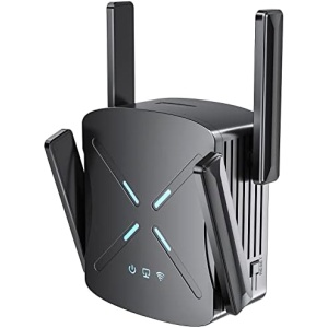 2023 Release WiFi 6 Extenders Signal Booster for Home, 2.4Gb/s Speed Longest Range Up to 12,000sq.ft, Internet Amplifier with Ethernet Port, Dual Band Wi-Fi Repeater 1-Tap Setup (5GHz / 2.4GHz)