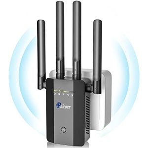 2023 WiFi Extender Signal Booster up to 9995sq.ft and 52+ Devices，Wireless Internet Repeater, Long Range Amplifier with Ethernet Port，Access Point, Internet Booster for Home, 5 Modes, 1-Tap Setup
