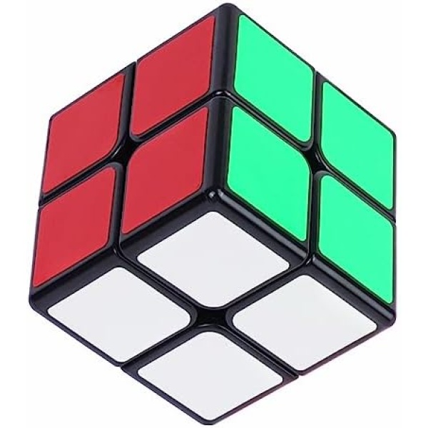 2x2 Speed Cube, Classic 2x2 Cube Puzzles Toy (Black)