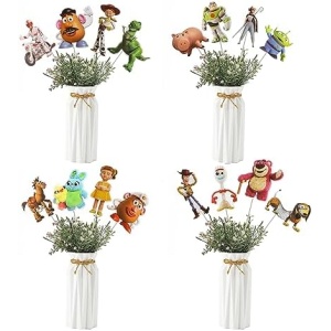 32PCS Toy Inspired Story Party Decorations,Centerpieces Decorations Stick Table Toppers For Birthday Party Baby Shower Party Supplies Decor Table Toppers