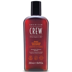 AMERICAN CREW Shampoo for Men, Daily Cleanser, Naturally Derived, Vegan Formula, Citrus Mint Fragrance, 8.45 Fl Oz