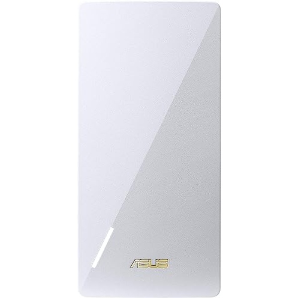 ASUS RP-AX58 AX3000 Dual Band WiFi 6 (802.11ax) Range Extender, AiMesh Extender for Seamless mesh WiFi; Works with Any WiFi Router (White)