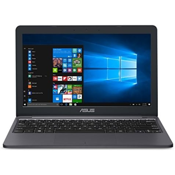 ASUS VivoBook L203MA Ultra-Thin Laptop, Intel Celeron N4000 Processor, 4GB LPDDR4, 64GB eMMC, 11.6” HD, USB-C, Windows 10 in S Mode (Switchable to Pro), L203MA-DS04, One Year of Microsoft Office 365