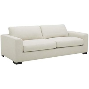 Amazon Brand - Stone & Beam Westview Extra Deep Down Filled Couch, 89"W Sofa, Cream