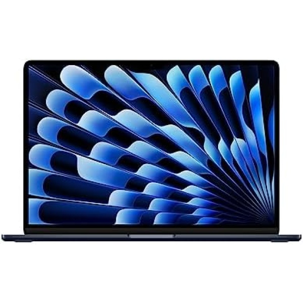 Apple 2023 MacBook Air Laptop with M2 chip: 15.3-inch Liquid Retina Display, 8GB Unified Memory, 256GB SSD Storage, 1080p FaceTime HD Camera, Touch ID. Works with iPhone/iPad; Midnight