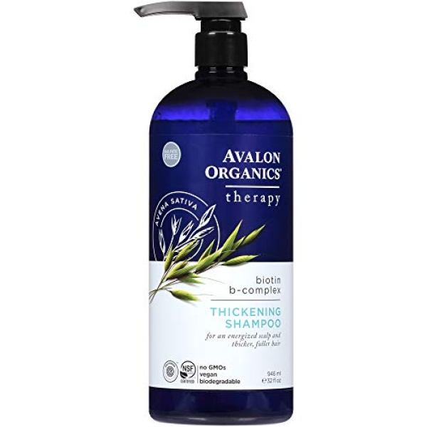 Avalon Organics Therapy Thickening Shampoo, Biotin B-Complex, 32 Oz