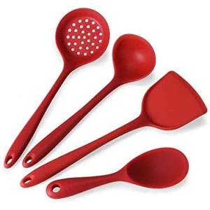 BaRdzo Heat Resistant Silicone Cookware Set Nonstick Cooking Tools Kitchen Baking Tool Kit Utensils Kitchen Accessories