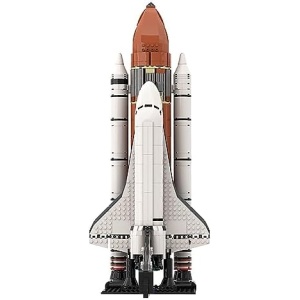 Building Block Puzzle Toys DIY Mini Toy MOC Building Blocks Space Shuttle Challenger Desktop Decoration for Adults and Kids Educational Gift with 1514 Pcs