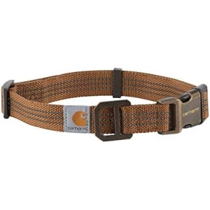 Carhartt Dog Collar Brown/Brushed Brass Large