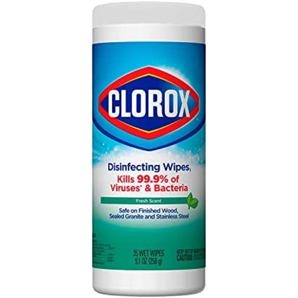 Clorox Disinfecting Wipes, Fresh Scent, 35-ct