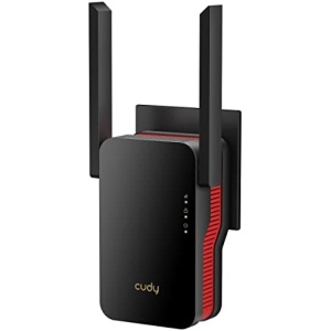 Cudy AX3000 Dual Band Wi-Fi 6 Extender, WiFi 6 Repeater Coverage up to 3000 Sq.Ft. and 70 Devices, 802.11ax, 160MHz, MU-MIMO, Beamforming, OFDMA, WPA3