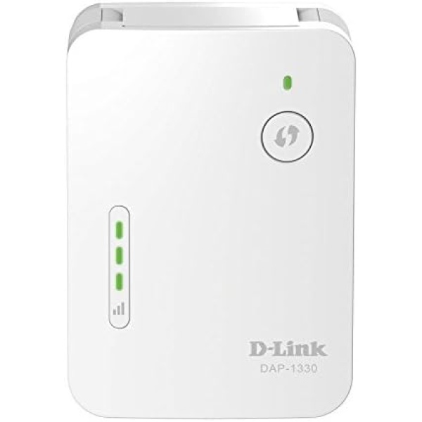 D-Link Wifi Extender N300 Range Wall Signal Booster Ethernet Wireless Internet Network Repeater (DAP-1330)