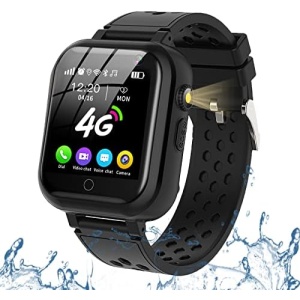 DDIOYIUR Smart Watch for Kids, 4G Kids Phone Smartwatch with GPS Tracker, WiFi, SMS, Call,Voice & Video Chat,Bluetooth,Audio Recording,Alarm,Pedometer, Wrist Watch for 4-16 Boys Girls Birthday Gifts.