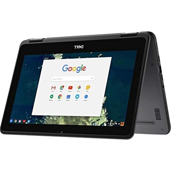 Dell 2-in-1 11.6-inch Touchscreen Chromebook Laptop, Intel Quad-Core Celeron N3450 Up to 2.2GHz Processor, 4GB DDR4 RAM, 32GB eMMC, WiFi, Bluetooth, Webcam, Chrome OS (Renewed)