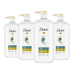 Dove Ultra Care Shampoo Daily Moisture, Pack of 4, for Dry Hair Shampoo with Bio-Restore Complex 31 oz