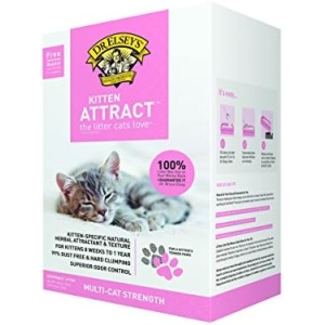 Dr. Elsey's Precious Cat Kitten Attract Kitten Training Litter, Kitten Attract Litter 20lb Bo, 20 lb
