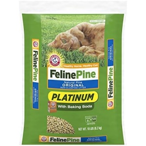 Feline Pine Platinum Non-Clumping Cat Litter 18lb.