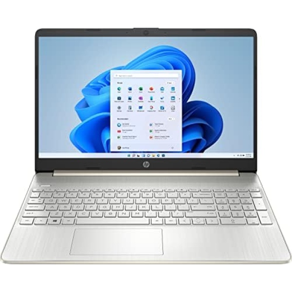 HP 15 Slim Laptop in Silver Intel i3-1115G4 up to 4.1GHz 8GB RAM 256GB SSD 15.6in Full HD LCD Webcam WiFi HDMI Windows 11 (15-DY200-Renewed)