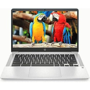 HP Chromebook 14-inch HD Touchscreen Laptop, Intel Celeron N4000, 4 GB RAM, 32 GB eMMC, Chrome (14a-na0080nr, Forest Teal)