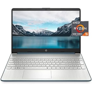 HP Newest 2022 15.6in FHD Business Laptop, AMD Ryzen 5 5500U 6 core CPU (Beat i7-1160G7, up to 4GHz), 16GB RAM, 512GB PCIe NVMe SSD, AMD Radeon Graphics, WiFi, Windows 11, Blue + Generic Accessories