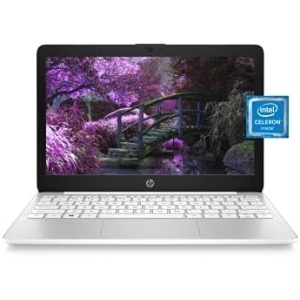 HP Stream 11 Laptop, Intel Celeron N4020, 4 GB RAM, 64 GB Storage, 11.6” HD Anti-Glare Display, Windows 11, Long Battery Life, Thin & Portable, Includes Microsoft 365 (11-ak0040nr, 2021 Diamond White)