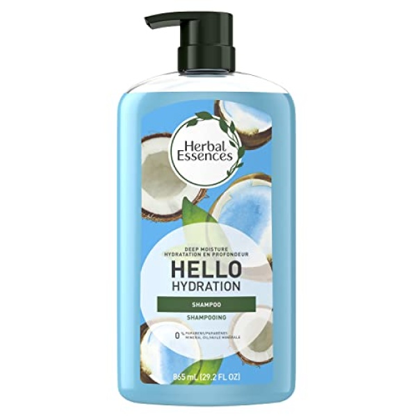 Herbal Essences Hello hydration shampoo shampooing for hair 29.2 FL OZ (Packaging may vary)