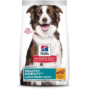 Hill's Science Diet Dry Dog Food, Adult, Large Breed, Healthy Mobility for Joint Health, Chicken Meal, Brown Rice & Barley Recipe, 30 lb. Bag