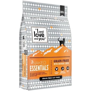 "I and love and you" Naked Essentials Chicken & Duck Grain Free Dry Cat Food, 11 Lb