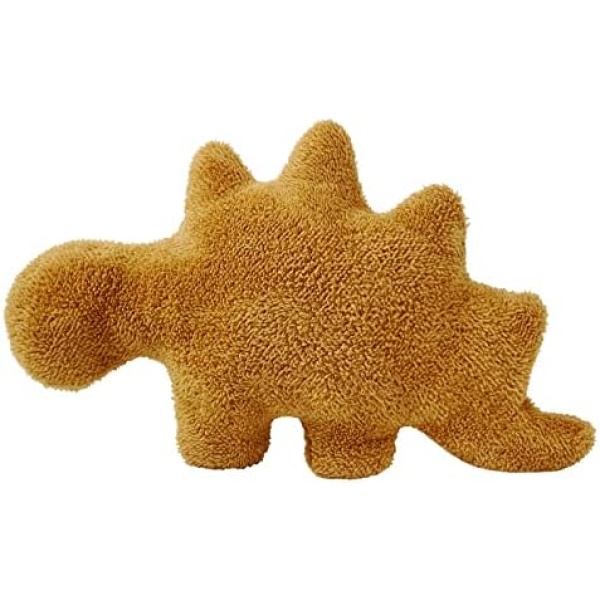 Isaacalyx Stegosaurus-18 inch Dino Chicken Nugget Plush, Soft Dinosaur Chicken Nuggets Pillow for Birthday Gifts, Dinosaur Theme Party Decorations (Dino-D)
