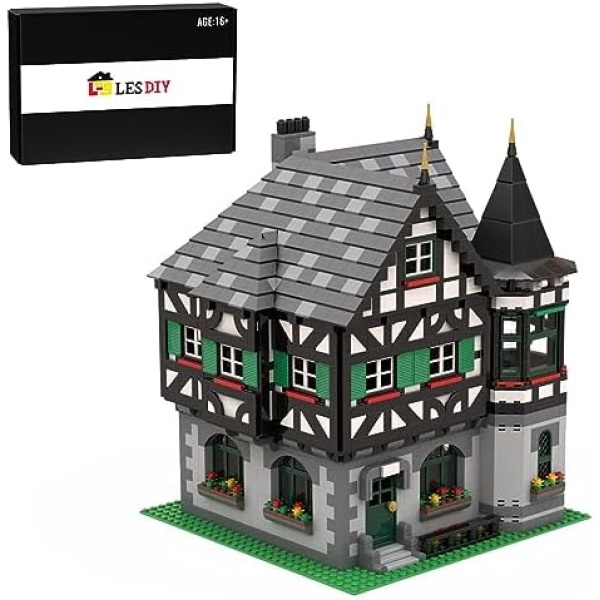 Jetlet Medieval Toy Building Sets, Castle Modular DIY Assembly Blocks, 2465PCS Creative Ornament Construction Toy for Adult and Teen,Compatible with Lego