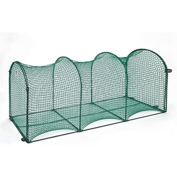 Kittywalk Outdoor Net Cat Enclosure for Decks, Patios, Balconies 18"x 24"x 4.5"