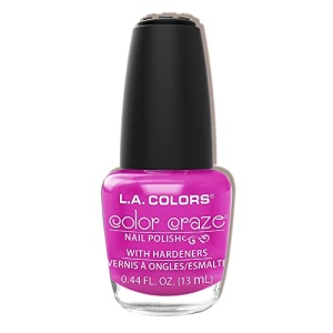 L.A. COLORS Color Craze Nail Polish, Electra, 1 Ounce