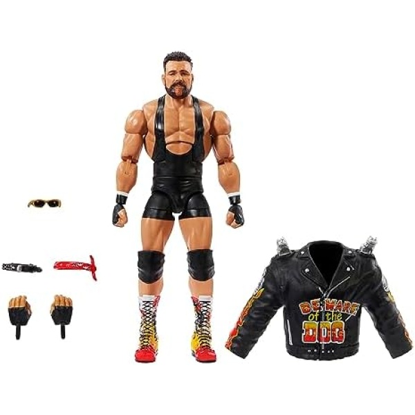 Mattel WWE Rick Steiner Elite Collection Action Figure with Accessories, Articulation & Life-Like Detail, Collectible Toy, 6-Inch