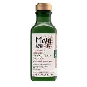 Maui Moisture Thicken & Restore + Bamboo Fibers Strengthening Shampoo to Soften Transitioning or Natural Hair & Renew Brittle Hair, Vegan, Silicone & Paraben-Free, 13 fl oz