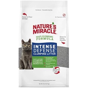Nature's Miracle Nature’s Miracle Intense Defense Odor Control Litter, 20 Pounds, Odor Control