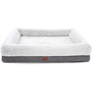 Orthopedic Dog Bed for Large Dogs and Medium Dogs, Dog Sofa Bed with Waterproof Liner pad and Removable Washable Cover, Dog Mat for Crates and Couch，Puppy Bed, Pet Bed