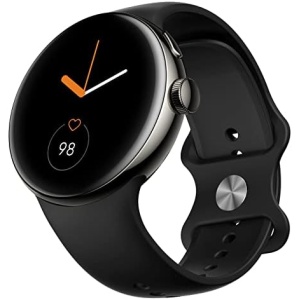 Parsonver Smart Watch Answer Make Call, AMOLED Always-on Display Smartwatch for Android and iOS Phones with Bluetooth Call/Dial, Fitness Activity Tracking, Sleep Monitor, Pedometer, Black, AIROR1