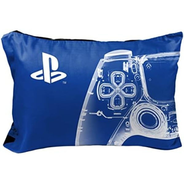 PlayStation Gamer 1 Single Reversible Pillowcase - Kids Super Soft Bedding (Official PlayStation Product)