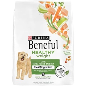 Purina Beneful Healthy Weight Dry Dog Food with Farm-Raised Chicken - (4) 3.5 Lb. Bags