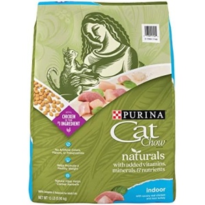 Purina Cat Chow Hairball, Healthy Weight, Indoor, Natural Dry Cat Food, Naturals Indoor - 13 lb. Bag