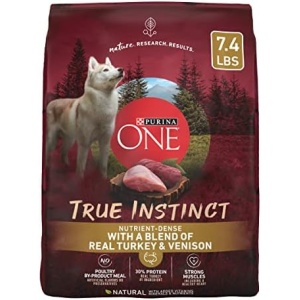 Purina ONE True Instinct With A Blend Of Real Turkey and Venison Dry Dog Food - 7.4 lb. Bag