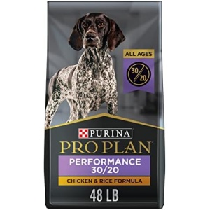 Purina Pro Plan High Calorie, High Protein Dry Dog Food, 30/20 Chicken & Rice Formula - 48 lb. Bag