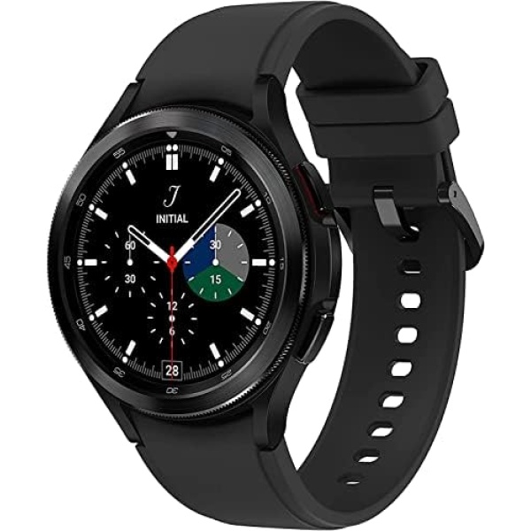 Samsung Galaxy Watch 4 Classic 46mm Smartwatch with ECG Monitor Tracker for Health Fitness Running Sleep Cycles GPS Fall Detection LTE US Version, Black (Renewed)