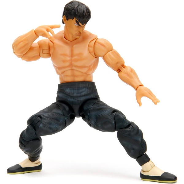 Street Fighter II 6" Fei Long Action Figure, Toys for Kids and Adults