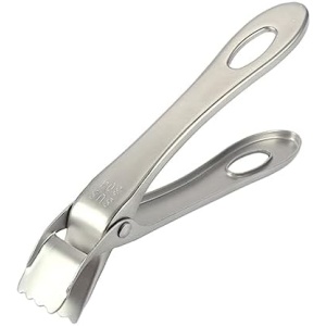 TIDTALEO Stainless Steel Dish Tongs Air Lift Stainless Steel Clamps Grabber Tool Hot Dish Clip Gripper Hot Dish Clips Pan Gripper Clip Anti-hot Dish Clamp Kitchen Gadget Pot Pan Clamp Plate
