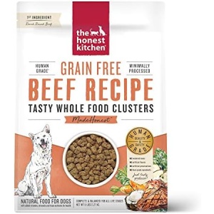 The Honest Kitchen Whole Food Clusters Grain Free Beef Dry Dog Food, 5 lb Bag