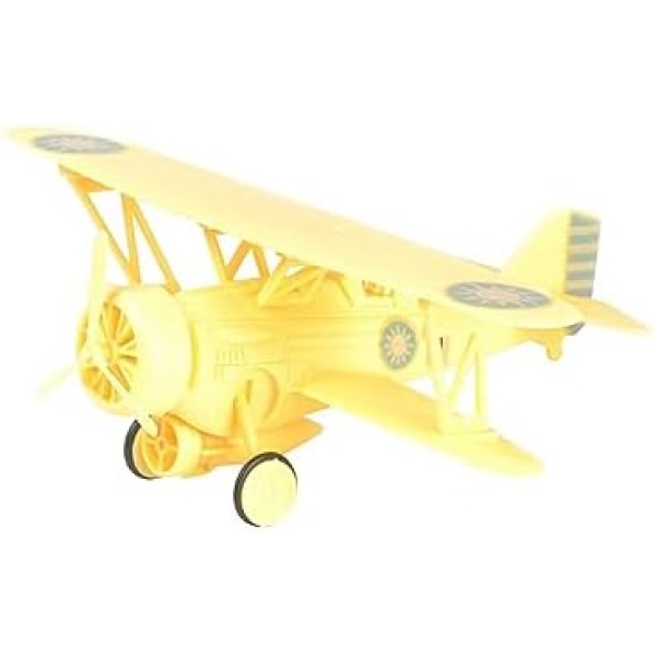 UGPLM III Fighter Fighter Aircraft Model mm10195-16 Desktop Display Puzzle Toys Simulation Planes Fighter for Home Living Room Shelves Table, Yellow