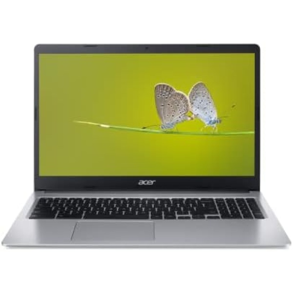 acer 2023 15" HD Premium Chromebook, Intel Celeron N Processor 2.78GHz Turbo Speed, 4GB Ram, 64GB SSD, Ultra-Fast WiFi Up to 1700 Mbps, Full Size Keyboard, Chrome OS, Arctic Silver Color-(Renewed)